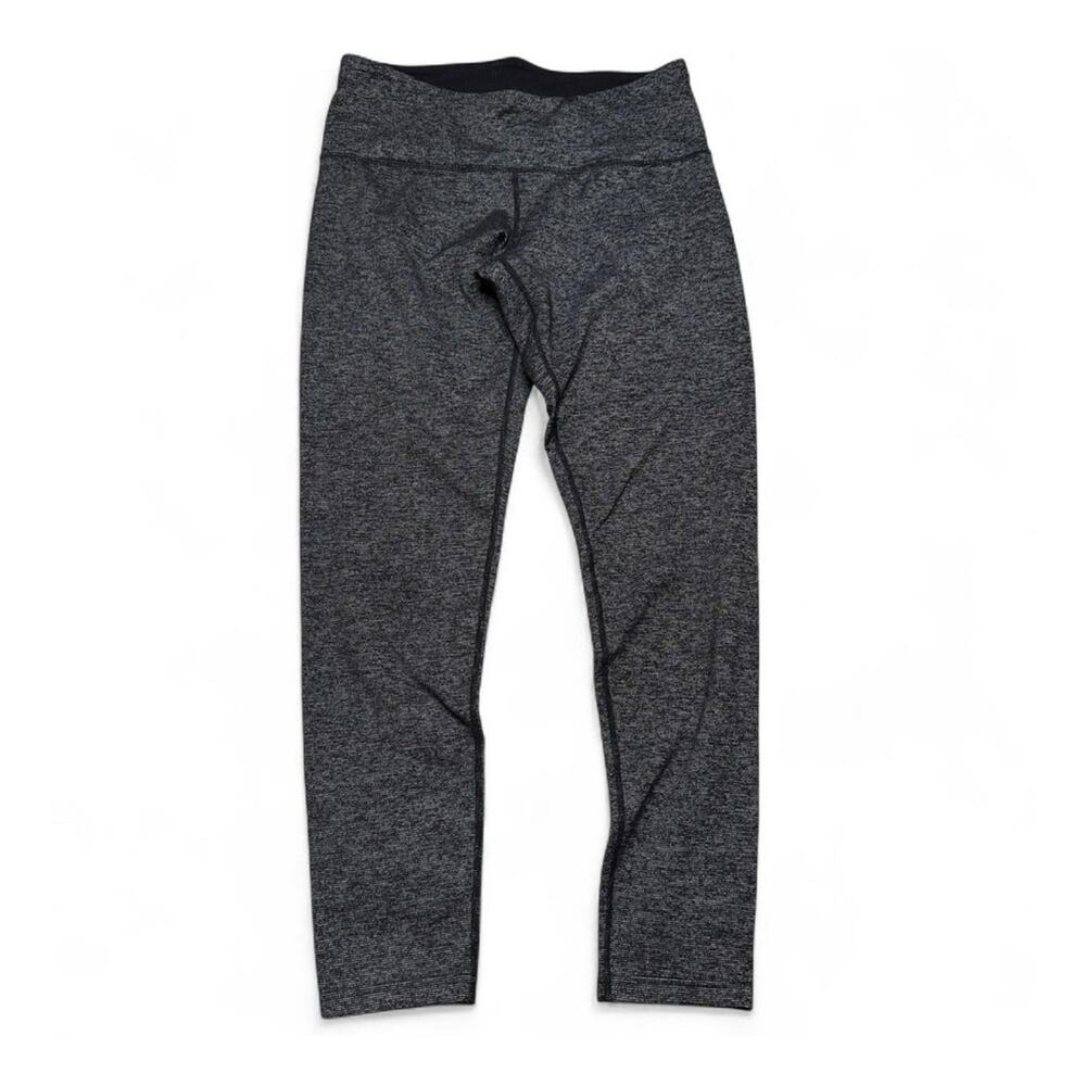 Tuff Athletics Gray Black Yoga Leggings S Supplex Lycra Workout